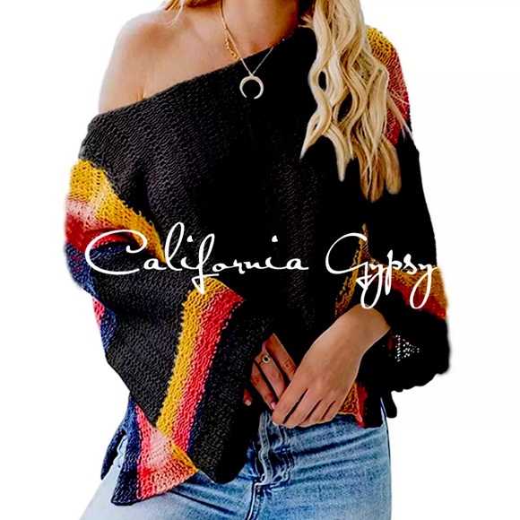Rainbow Knit Sweater - Picture 8 of 10